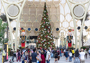 the Christmas spirit captured every corner of Expo City Dubai