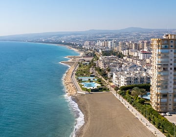 mersin coast, apartments, sky