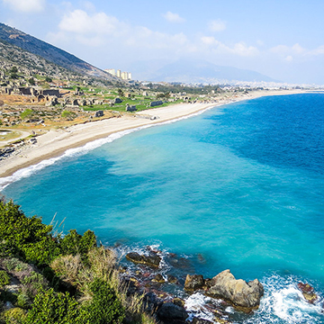 A panoramic view of Mersin’s shoreline A panoramic view of Mersin’s shoreline