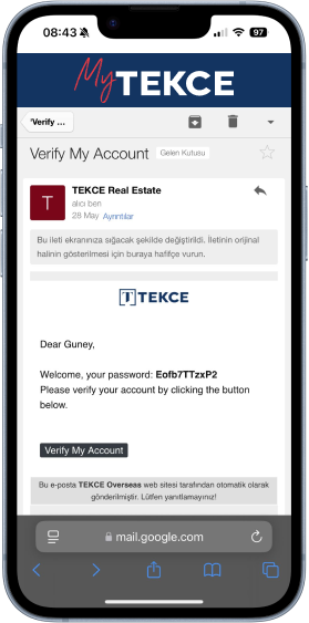 验证您的账户 验证您的账户