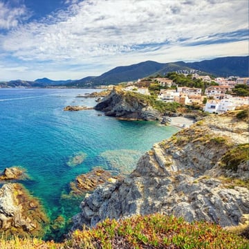 mountain and sea view real estate in Spain
