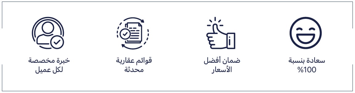 رضا بنسبة 100٪، ضمان أفضل سعر، قوائم محدثة، تجربة مخصصة